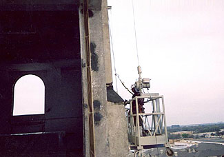 Repair work begins